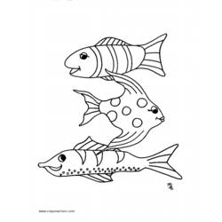 Disegno da colorare: Pescare (Animali) #17111 - Pagine da Colorare Stampabili Gratuite