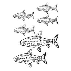 Disegno da colorare: Pescare (Animali) #17179 - Pagine da Colorare Stampabili Gratuite