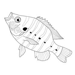 Disegno da colorare: Pescare (Animali) #17201 - Pagine da Colorare Stampabili Gratuite