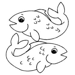 Disegno da colorare: Pescare (Animali) #17202 - Pagine da Colorare Stampabili Gratuite