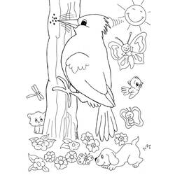 Disegno da colorare: Picchio (Animali) #16677 - Pagine da Colorare Stampabili Gratuite