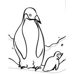 Disegno da colorare: Pinguino (Animali) #16822 - Pagine da Colorare Stampabili Gratuite