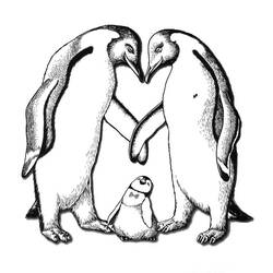 Disegno da colorare: Pinguino (Animali) #16884 - Pagine da Colorare Stampabili Gratuite