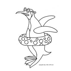 Disegno da colorare: Pinguino (Animali) #16890 - Pagine da Colorare Stampabili Gratuite