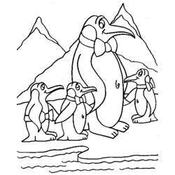 Disegno da colorare: Pinguino (Animali) #16958 - Pagine da Colorare Stampabili Gratuite