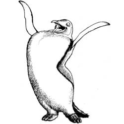 Disegno da colorare: Pinguino (Animali) #17004 - Pagine da Colorare Stampabili Gratuite