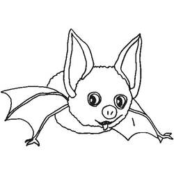 Disegno da colorare: Pipistrello (Animali) #1987 - Pagine da Colorare Stampabili Gratuite