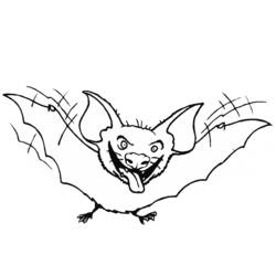 Disegno da colorare: Pipistrello (Animali) #1991 - Pagine da Colorare Stampabili Gratuite