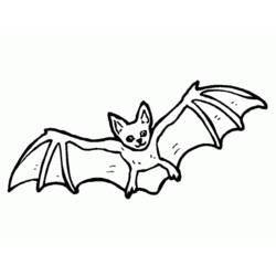 Disegno da colorare: Pipistrello (Animali) #2008 - Pagine da Colorare Stampabili Gratuite