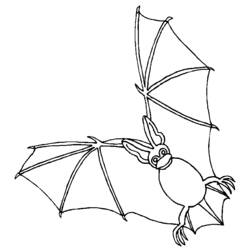 Disegno da colorare: Pipistrello (Animali) #2010 - Pagine da Colorare Stampabili Gratuite