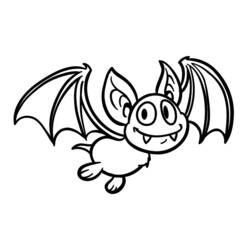 Disegno da colorare: Pipistrello (Animali) #2011 - Pagine da Colorare Stampabili Gratuite