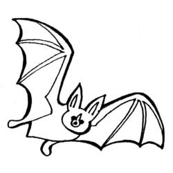 Disegno da colorare: Pipistrello (Animali) #2014 - Pagine da Colorare Stampabili Gratuite