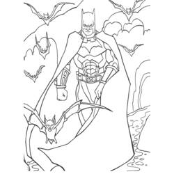 Disegno da colorare: Pipistrello (Animali) #2035 - Pagine da Colorare Stampabili Gratuite