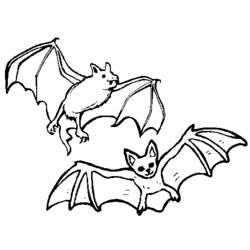 Disegno da colorare: Pipistrello (Animali) #2078 - Pagine da Colorare Stampabili Gratuite