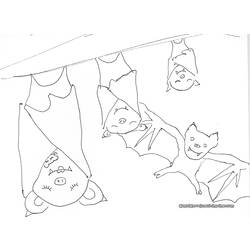 Disegno da colorare: Pipistrello (Animali) #2095 - Pagine da Colorare Stampabili Gratuite