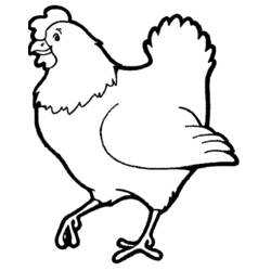Disegno da colorare: Pollo (Animali) #17250 - Pagine da Colorare Stampabili Gratuite