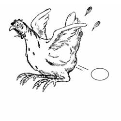 Disegno da colorare: Pollo (Animali) #17256 - Pagine da Colorare Stampabili Gratuite