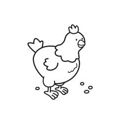 Disegno da colorare: Pollo (Animali) #17279 - Pagine da Colorare Stampabili Gratuite