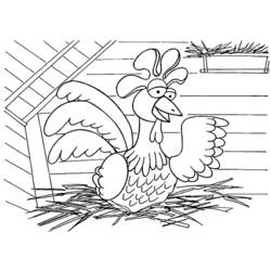 Disegno da colorare: Pollo (Animali) #17336 - Pagine da Colorare Stampabili Gratuite