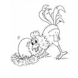 Disegno da colorare: Pollo (Animali) #17353 - Pagine da Colorare Stampabili Gratuite