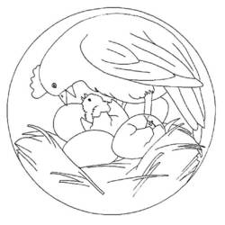 Disegno da colorare: Pollo (Animali) #17404 - Pagine da Colorare Stampabili Gratuite