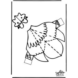 Disegno da colorare: Pollo (Animali) #17410 - Pagine da Colorare Stampabili Gratuite