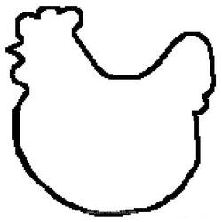 Disegno da colorare: Pollo (Animali) #17415 - Pagine da Colorare Stampabili Gratuite