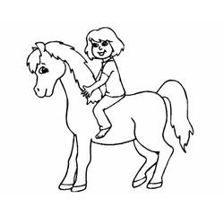 Disegno da colorare: Pony (Animali) #17833 - Pagine da Colorare Stampabili Gratuite