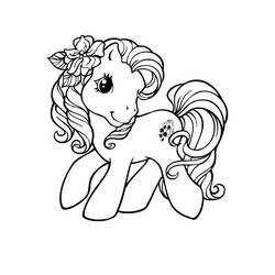 Disegno da colorare: Pony (Animali) #17837 - Pagine da Colorare Stampabili Gratuite