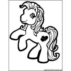 Disegno da colorare: Pony (Animali) #17844 - Pagine da Colorare Stampabili Gratuite