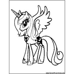 Disegno da colorare: Pony (Animali) #17853 - Pagine da Colorare Stampabili Gratuite