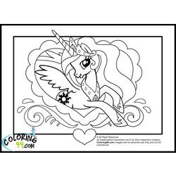 Disegno da colorare: Pony (Animali) #17856 - Pagine da Colorare Stampabili Gratuite