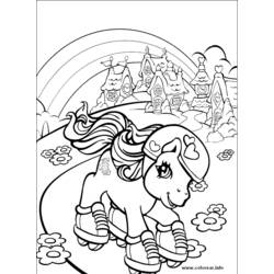 Disegno da colorare: Pony (Animali) #17864 - Pagine da Colorare Stampabili Gratuite