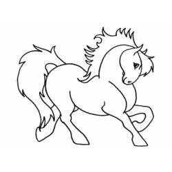 Disegno da colorare: Pony (Animali) #17881 - Pagine da Colorare Stampabili Gratuite