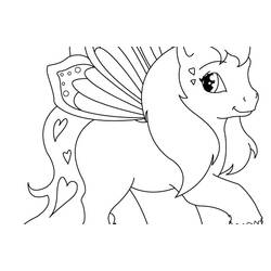 Disegno da colorare: Pony (Animali) #17914 - Pagine da Colorare Stampabili Gratuite