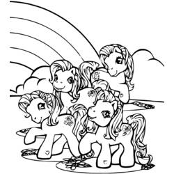 Disegno da colorare: Pony (Animali) #17916 - Pagine da Colorare Stampabili Gratuite