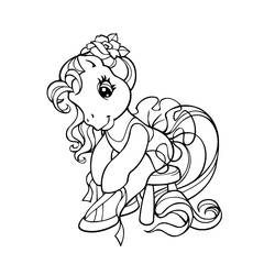 Disegno da colorare: Pony (Animali) #17924 - Pagine da Colorare Stampabili Gratuite