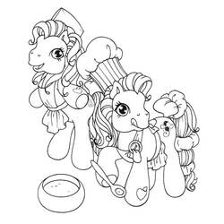 Disegno da colorare: Pony (Animali) #17927 - Pagine da Colorare Stampabili Gratuite
