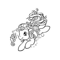 Disegno da colorare: Pony (Animali) #17943 - Pagine da Colorare Stampabili Gratuite