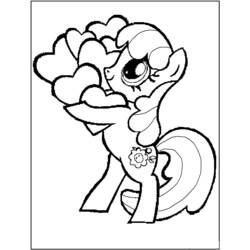 Disegno da colorare: Pony (Animali) #17950 - Pagine da Colorare Stampabili Gratuite
