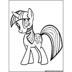 Disegno da colorare: Pony (Animali) #18005 - Pagine da Colorare Stampabili Gratuite