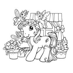 Disegno da colorare: Pony (Animali) #18010 - Pagine da Colorare Stampabili Gratuite