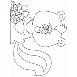 Disegno da colorare: puzzola (Animali) #11191 - Pagine da Colorare Stampabili Gratuite
