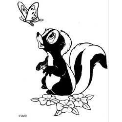 Disegno da colorare: puzzola (Animali) #11212 - Pagine da Colorare Stampabili Gratuite