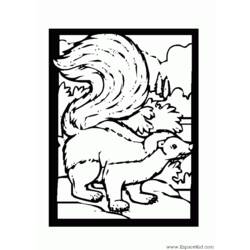 Disegno da colorare: puzzola (Animali) #11290 - Pagine da Colorare Stampabili Gratuite