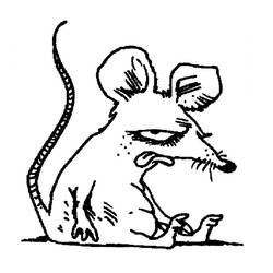 Disegno da colorare: Ratto (Animali) #15163 - Pagine da Colorare Stampabili Gratuite