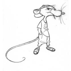 Disegno da colorare: Ratto (Animali) #15188 - Pagine da Colorare Stampabili Gratuite