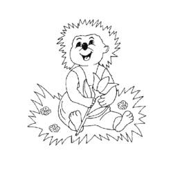 Disegno da colorare: Riccio (Animali) #8247 - Pagine da Colorare Stampabili Gratuite