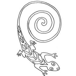 Disegno da colorare: Salamandra (Animali) #19986 - Pagine da Colorare Stampabili Gratuite