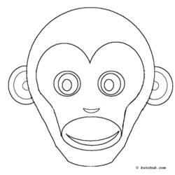 Disegno da colorare: Scimmia (Animali) #14215 - Pagine da Colorare Stampabili Gratuite
